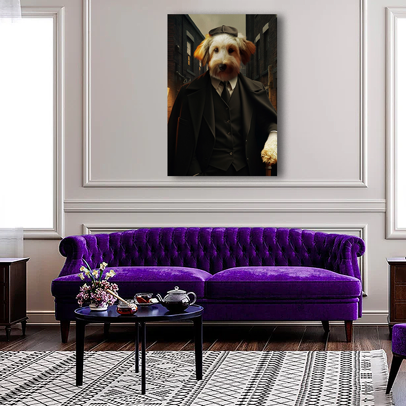 The Pawsh Blinder - Custom Pet Portrait